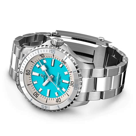 breitling superocean turquoise|breitling 36mm superocean.